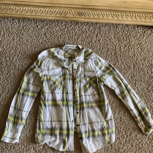 Yellow and gray flannel